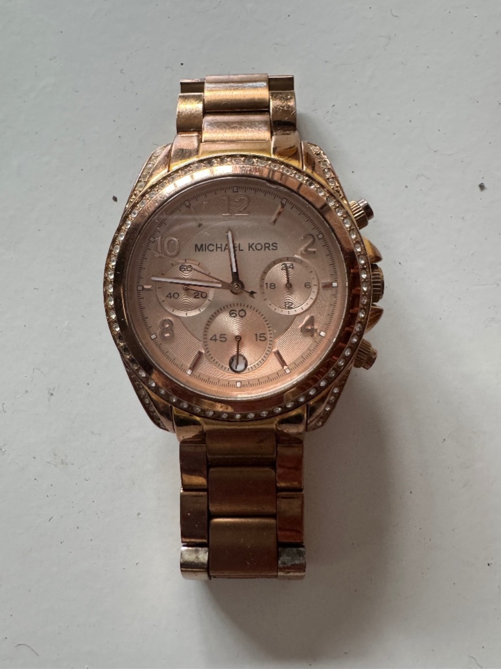 Women’s rose gold Michael Kors watch